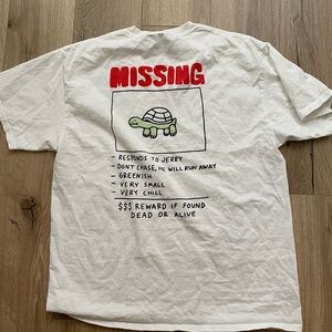 Alab skateboards zumiez jerry missing turtle t shirt L excellent streetwear